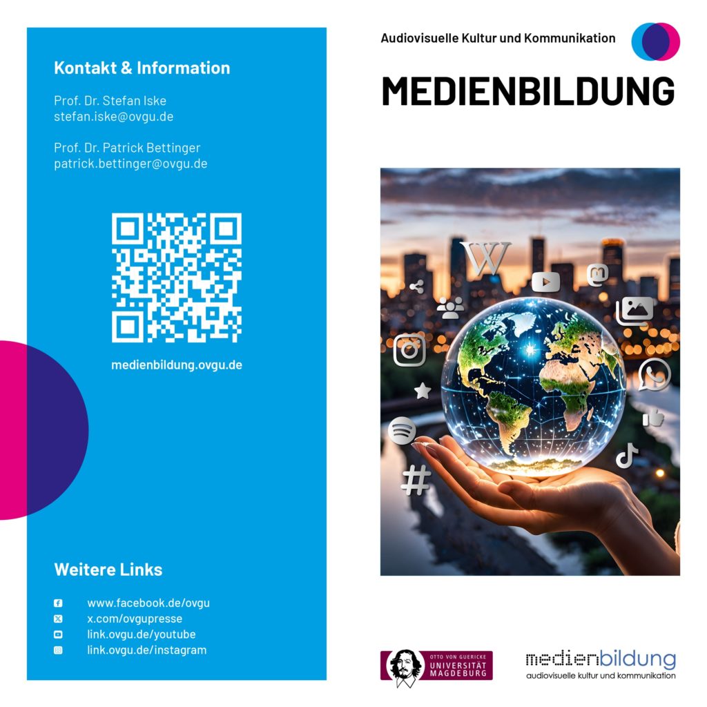 Cover des Faltblatts Medienbildung Bachelor
